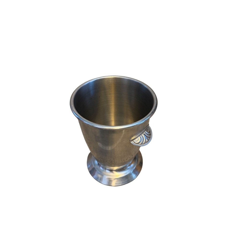 Oneida 18/8 Stainless Steel Ice Bucket Wine Chiller Pedestal Japan Barware 8in